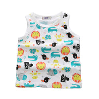 Load image into Gallery viewer, Baby Kid Girls Boys Fruit Cartoon Print Tank Tops Wholesale 22030801
