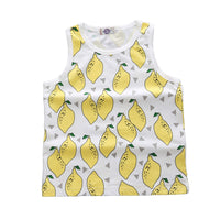 Load image into Gallery viewer, Baby Kid Girls Boys Fruit Cartoon Print Tank Tops Wholesale 22030801
