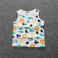 Load image into Gallery viewer, Baby Kid Girls Boys Fruit Cartoon Print Tank Tops Wholesale 22030801
