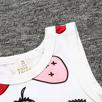 Load image into Gallery viewer, Baby Kid Girls Boys Fruit Cartoon Print Tank Tops Wholesale 22030801
