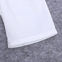 Load image into Gallery viewer, 2 Pieces Set Baby Kid Boys Striped Flower Plant Print Polo Shirts And Solid Color Shorts Wholesale 22030807
