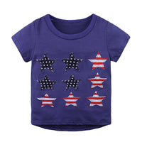 Load image into Gallery viewer, Baby Kid Boys Striped Dinosaur Animals Car Cartoon Star Unicorn Print T-Shirts Wholesale 22030818
