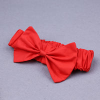 Load image into Gallery viewer, Baby Kid Girls Solid Color Tops And Bow Headwear Wholesale 22030820
