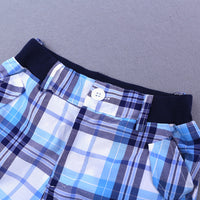 Load image into Gallery viewer, 2 Pieces Set Baby Kid Boys Color-blocking Bow Shirts And Checked Shorts Wholesale 22030826
