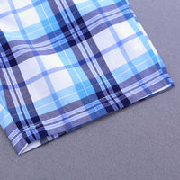 Load image into Gallery viewer, 2 Pieces Set Baby Kid Boys Color-blocking Bow Shirts And Checked Shorts Wholesale 22030826
