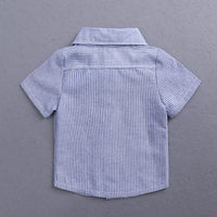 Load image into Gallery viewer, 2 Pieces Set Baby Boys Striped Shirts And Solid Color Rompers Wholesale 22030827
