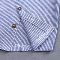 Load image into Gallery viewer, 2 Pieces Set Baby Boys Striped Shirts And Solid Color Rompers Wholesale 22030827
