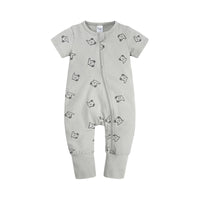 Load image into Gallery viewer, Baby Kid Unisex Animals Cartoon Plant Alphabet Print Jumpsuits Wholesale 220308380
