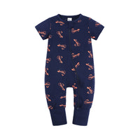 Load image into Gallery viewer, Baby Kid Unisex Animals Cartoon Plant Alphabet Print Jumpsuits Wholesale 220308380
