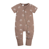 Load image into Gallery viewer, Baby Kid Unisex Animals Cartoon Plant Alphabet Print Jumpsuits Wholesale 220308380
