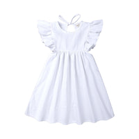 Load image into Gallery viewer, Baby Kid Girls Solid Color Dresses Wholesale 22030844
