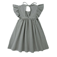 Load image into Gallery viewer, Baby Kid Girls Solid Color Dresses Wholesale 22030844
