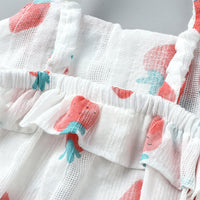 Load image into Gallery viewer, Baby Girls Fruit Print Rompers Wholesale 22030848
