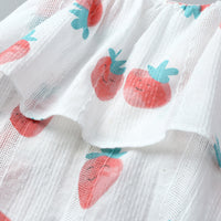 Load image into Gallery viewer, Baby Girls Fruit Print Rompers Wholesale 22030848

