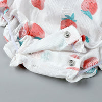 Load image into Gallery viewer, Baby Girls Fruit Print Rompers Wholesale 22030848
