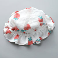 Load image into Gallery viewer, Baby Girls Fruit Print Rompers Wholesale 22030848
