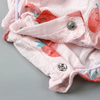 Load image into Gallery viewer, Baby Girls Fruit Print Rompers Wholesale 22030848
