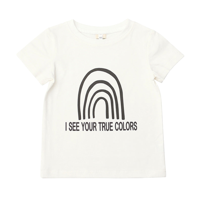 Baby Kid Unisex Letters Print T-Shirts Wholesale 220310115