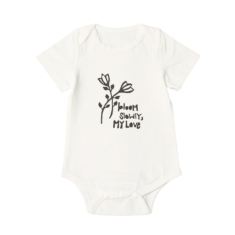 Baby Unisex Letters Print Rompers Wholesale 220310155