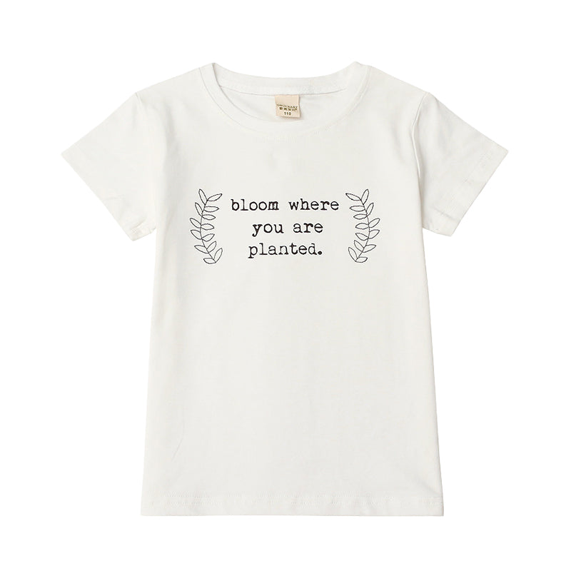 Baby Kid Unisex Letters T-Shirts Wholesale 220310160
