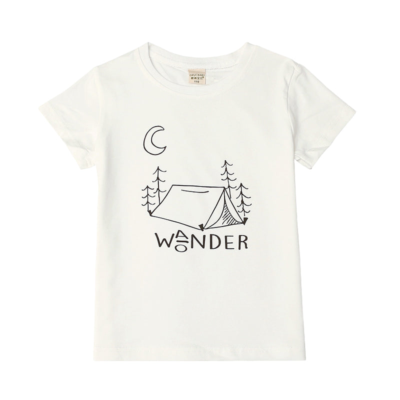Baby Kid Unisex Letters Print T-Shirts Wholesale 220310170