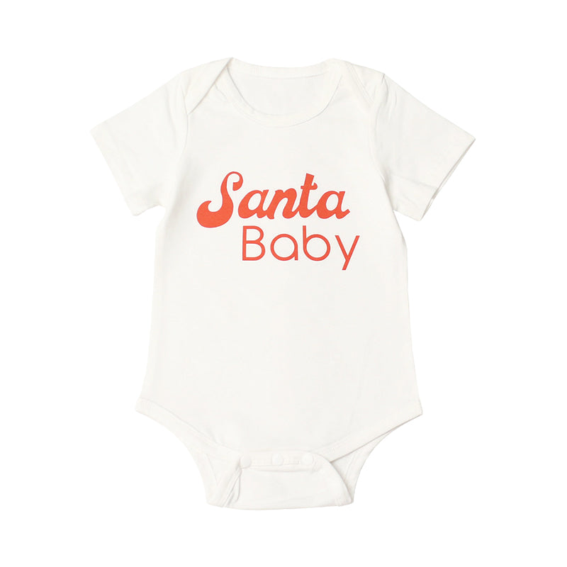 Baby Unisex Letters Christmas Rompers Wholesale 220310198