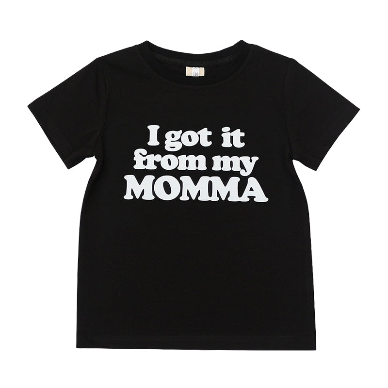 Baby Kid Unisex Letters T-Shirts Wholesale 22031040