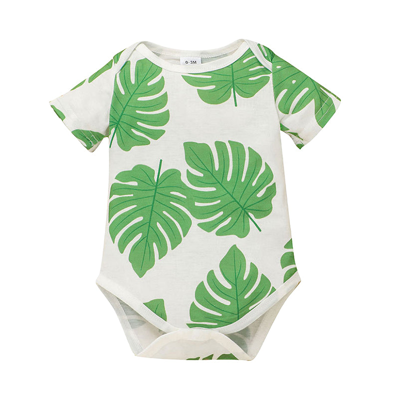 Baby Unisex Striped Print Rompers Wholesale 220310417