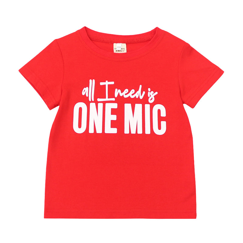 Baby Kid Unisex Letters T-Shirts Wholesale 22031064