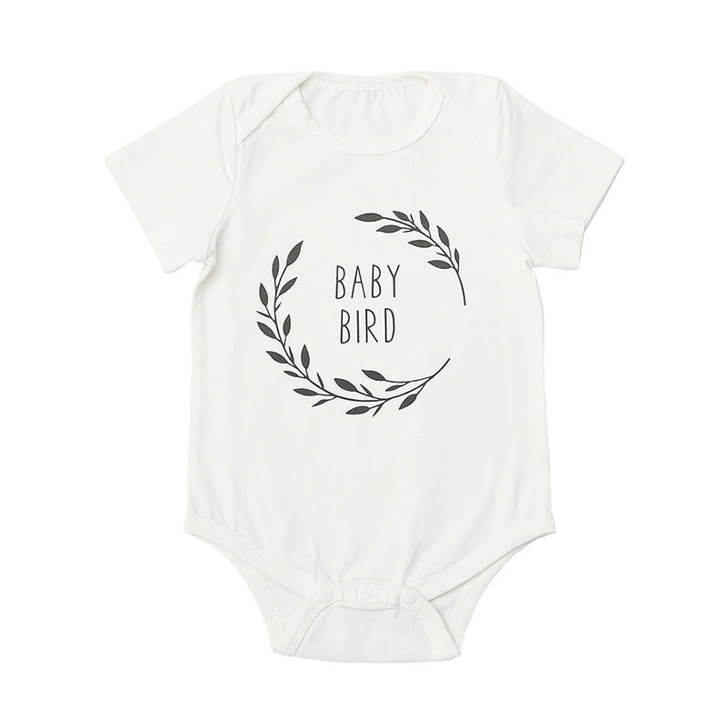 Baby Unisex Letters Print Rompers Wholesale 22031076