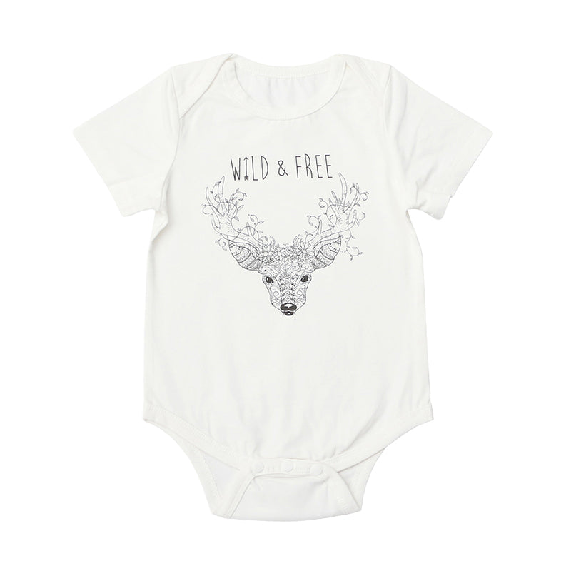 Baby Unisex Letters Print Rompers Wholesale 22031085