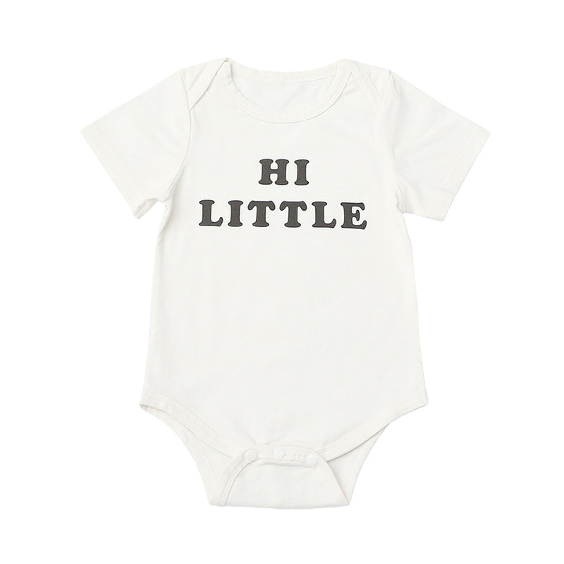 Baby Girls Boys Letters Print Rompers Wholesale 22031099