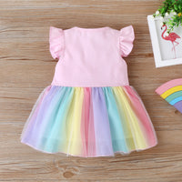 Load image into Gallery viewer, Baby Kid Girls Rainbow Dresses Wholesale 22031503
