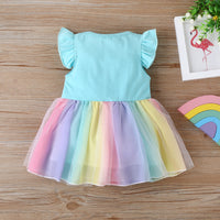 Load image into Gallery viewer, Baby Kid Girls Rainbow Dresses Wholesale 22031503
