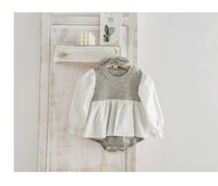 Load image into Gallery viewer, Baby Girls Color-blocking Rompers Headwear Wholesale 220315113
