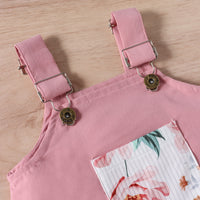 Load image into Gallery viewer, 3 Pieces Set Baby Girls Flower Print Rompers Dresses And Bow Headwear Wholesale 220315199
