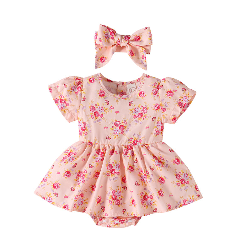 Baby Girls Flower Dresses Wholesale 220315257