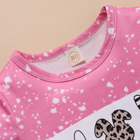 Load image into Gallery viewer, 2 Pieces Set Baby Kid Girls Cartoon T-Shirts And Leopard Pants Wholesale 220315258
