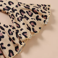 Load image into Gallery viewer, 2 Pieces Set Baby Kid Girls Cartoon T-Shirts And Leopard Pants Wholesale 220315258
