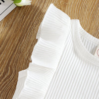 Load image into Gallery viewer, 2 Pieces Set Baby Kid Girls Solid Color Tank Tops And Flower Skirts Wholesale 220315260
