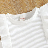 Load image into Gallery viewer, 2 Pieces Set Baby Kid Girls Solid Color Tank Tops And Flower Skirts Wholesale 220315260
