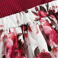 Load image into Gallery viewer, Baby Girls Flower Embroidered Muslin&amp;Ribbed Print Rompers Wholesale 220315407
