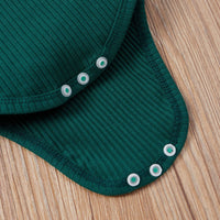 Load image into Gallery viewer, 3 Pieces Set Baby Girls Letters Muslin&amp;Ribbed Print Rompers Flower Shorts And Bow Headwear Wholesale 22031586
