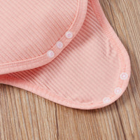 Load image into Gallery viewer, 3 Pieces Set Baby Girls Letters Muslin&amp;Ribbed Print Rompers Flower Shorts And Bow Headwear Wholesale 22031586
