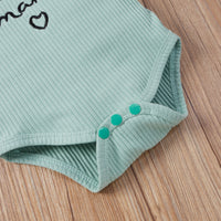 Load image into Gallery viewer, 3 Pieces Set Baby Girls Letters Print Rompers Flower Skirts And Bow Headwear Wholesale 22031588
