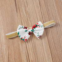 Load image into Gallery viewer, 3 Pieces Set Baby Girls Letters Print Rompers Flower Skirts And Bow Headwear Wholesale 22031588
