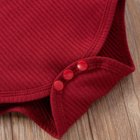 Load image into Gallery viewer, 3 Pieces Set Baby Girls Letters Print Rompers Flower Skirts And Bow Headwear Wholesale 22031588
