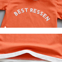 Load image into Gallery viewer, 2 Pieces Set Baby Kid Boys Letters Color-blocking T-Shirts And Solid Color Shorts Wholesale 22031704
