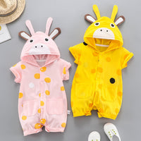 Load image into Gallery viewer, Baby Unisex Polka dots Cartoon Print Rompers Wholesale 220317105
