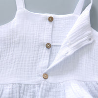 Load image into Gallery viewer, 2 Pieces Set Baby Girls Solid Color Tank Tops And Bow Shorts Wholesale 220317120
